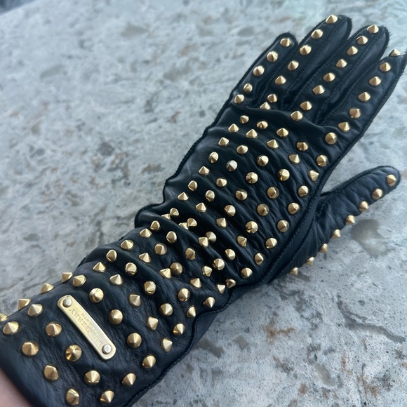 PRORSUM RUNWAY STUDDED LEATHER GLOVES - Picture 8 of 8